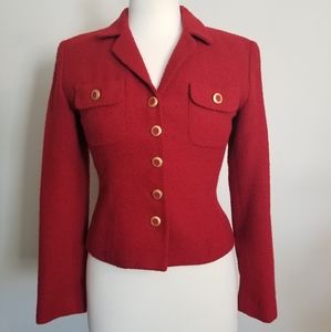 Vintage Diane Red Blazer